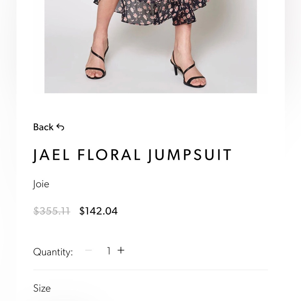 Joie Jael Jumpsuit Pure Silk - Picture 5 of 9